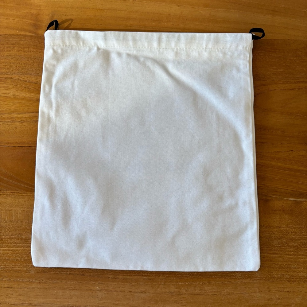Balmain White Logo Drawstring Bag - Picture 3 of 6